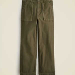J. Crew Women's Olive Straight Leg Jeans